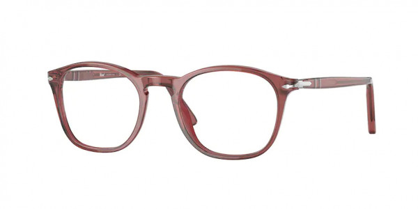 Persol PO3007V Eyeglasses, 1104 RED BURNED TRASPARENT (RED)