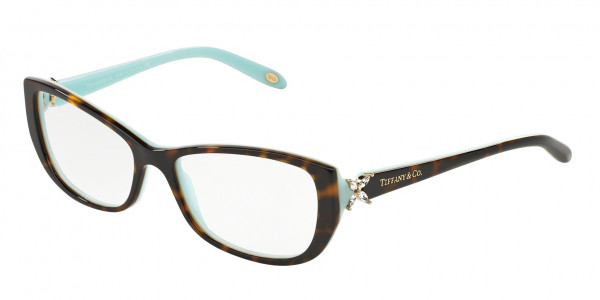 Tiffany & Co. TF2044B Eyeglasses, 8134 TOP HAVANA/BLUE (HAVANA)