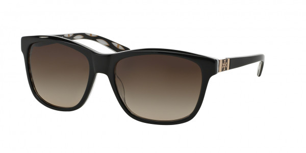 Tory Burch TY7031 Sunglasses, 910/13 BLACK BROWN GRADIENT (BLACK)