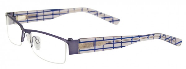 EasyClip EC189 Eyeglasses, STEEL BLUE