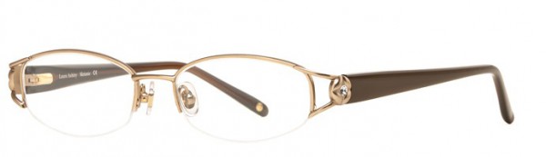 Laura Ashley Melanie Eyeglasses, Gold Glow