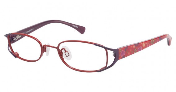 O!O 830027 Eyeglasses, RED (50)