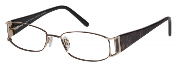 Tura 640 Eyeglasses, Coffee Brown/Gold (COF)