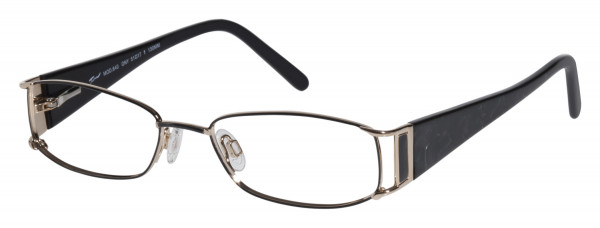 Tura 640 Eyeglasses, Onyx/Gold (ONY)