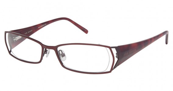 Ted Baker B302 Eyeglasses, DEEP RED (RED)
