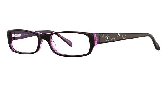 Vivian Morgan 8003 Eyeglasses, Black Purple