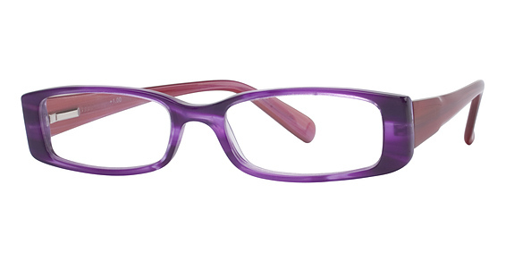 Bookmark Readers Sweet Face Eyeglasses, Purple +2.0