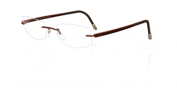 Silhouette Zenlight 7752 Eyeglasses, 6053 red