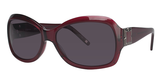 BCBGMAXAZRIA Savvy Sunglasses, RED Red Transparent