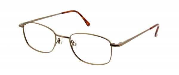 ClearVision ANDY Eyeglasses, Gold Antique