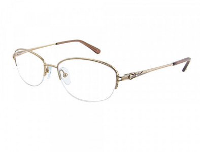 Port Royale TC835 Eyeglasses, C-1 Yellow Gold