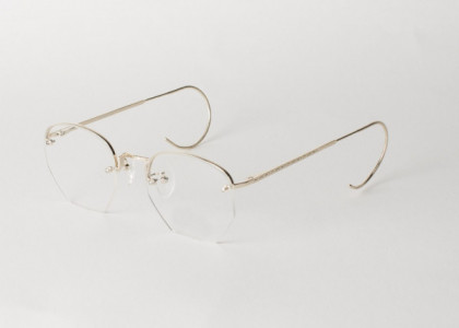 Shuron Ronwinne Eyeglasses, Gold w/ Spring Hinge Cable