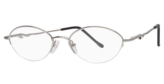 Hana Hana 602 Eyeglasses, Silver Cloud/Onyx