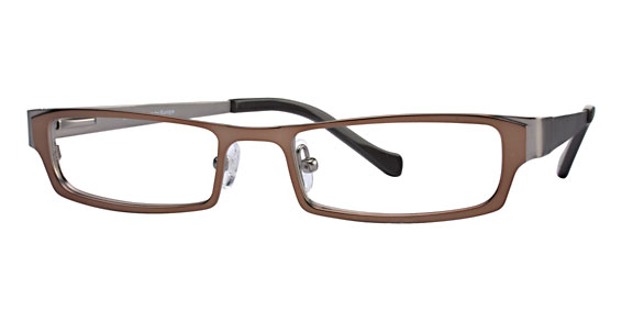 David Benjamin DB-102 Eyeglasses, 1 Bronze/Chrome