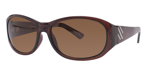 Cinzia Designs Deviate Sunglasses, 3 Dark Brown