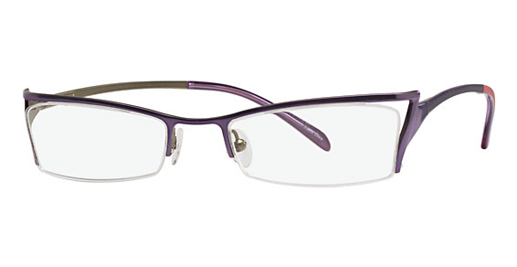 Cinzia Designs CIN-102 Eyeglasses, 1 Lilac/Celery