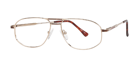 Alternatives Howard Eyeglasses, 1 Gold-Brown Marble