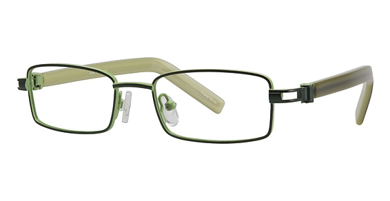David Benjamin Flash Eyeglasses, 3 Forest/Lime