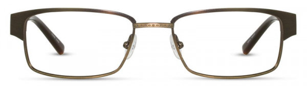 Michael Ryen MR-120 Eyeglasses, 1 - Dark Brown on Copper