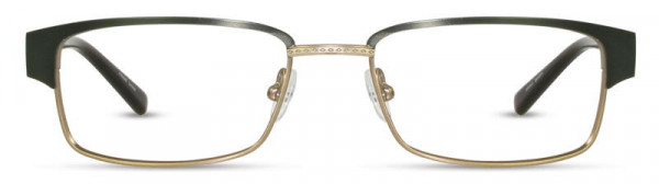 Michael Ryen MR-120 Eyeglasses, 2 - Hunter Green on Satin
