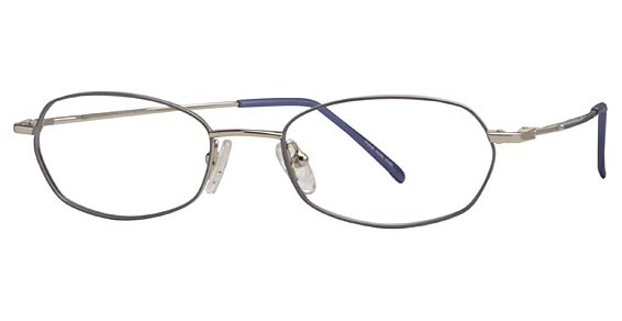 Cote D'Azur Sally Eyeglasses, 3 Silver Blue