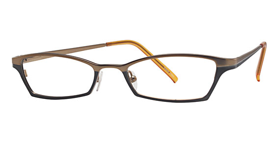 Cinzia Designs CIN-104 Eyeglasses, 1 Satin Gold/Hunter