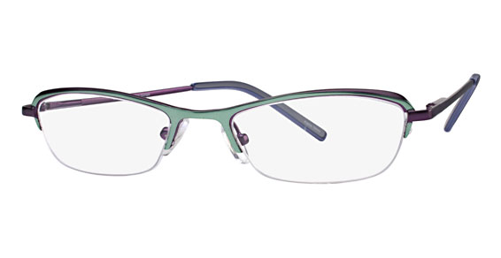 David Benjamin DB-100 Eyeglasses, 3 Green/Violet