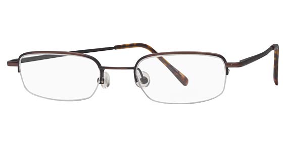 Alternatives M-007 Eyeglasses, 1 Brown