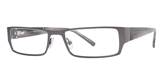 Michael Ryen MR-142 Eyeglasses, 1 Dark Gunmetal