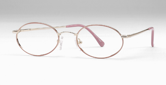 Alternatives L-004 Eyeglasses, Gold-Pink