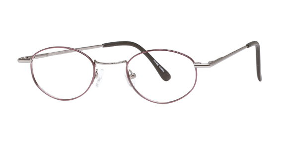 Alternatives L-008 Eyeglasses, Gunmetal-Wine