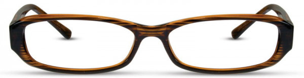 Elements EL-128 Eyeglasses, 1 - Brown Stripe