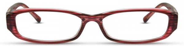 Elements EL-128 Eyeglasses, 2 - Dark Rose Stripe