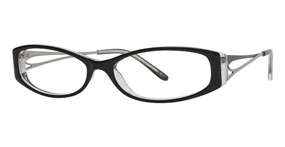 Cinzia Designs CIN-214 Eyeglasses, 3 Black/Crystal