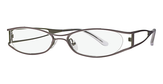Cinzia Designs CIN-100 Eyeglasses, 3 Grey/Cactus