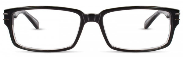 Michael Ryen MR-140 Eyeglasses, 3 - Black / Crystal
