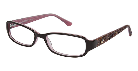Baby Phat 239 Eyeglasses, BWNPK Brown Pink