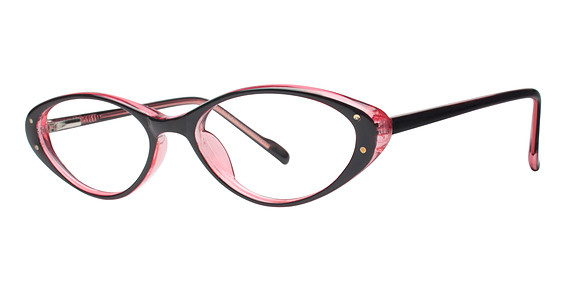 Modern Optical ANNE Eyeglasses, Black/Burgundy