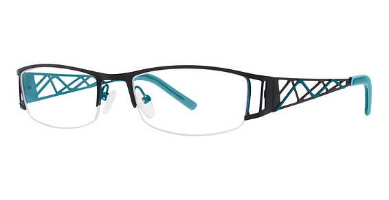 Modern Art A315 Eyeglasses, black/teal