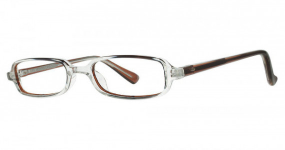 Modern Optical SPLASH Eyeglasses, Brown-In-Line