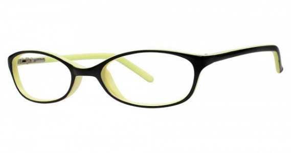 Modern Optical CERTAIN Eyeglasses, Black/Lime