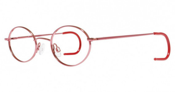 Modern Optical Lollipop-Cable Eyeglasses, rose