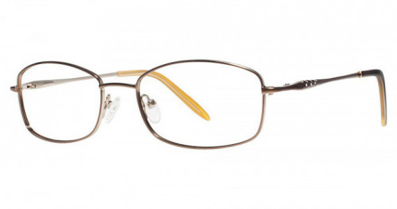 Genevieve HOLLY Eyeglasses, Brown/Light Brown