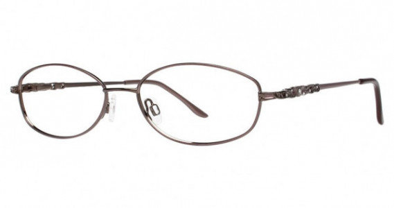 Genevieve Lace Eyeglasses, brown/gunmetal