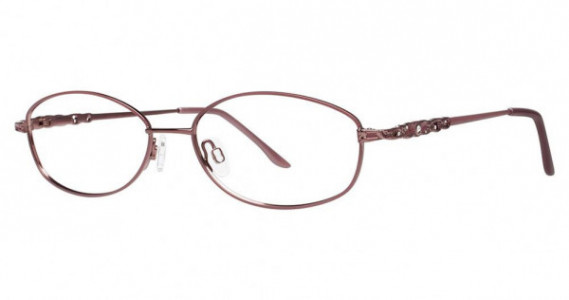 Genevieve Lace Eyeglasses, mauve/brown