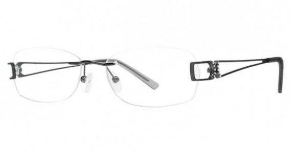 Genevieve Radiant Eyeglasses, matte gunmetal