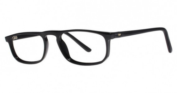 Modern Optical Oversight Eyeglasses, black