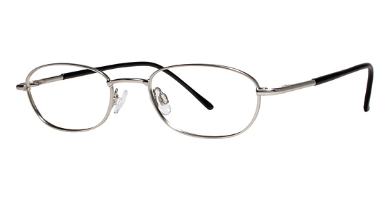 Modern Optical Equinox Eyeglasses, Matte Silver