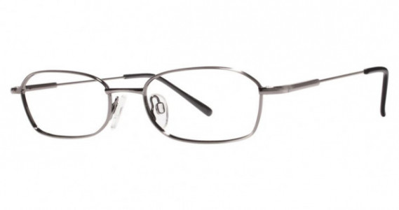 Modern Optical Bradley Eyeglasses, antique silver