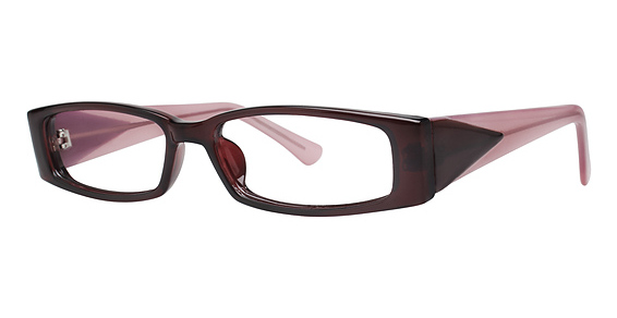 Modern Optical Popular Eyeglasses, Burgundy/Pink